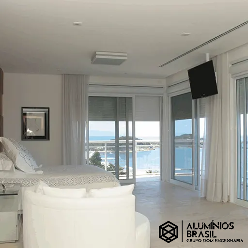 fabricante portas automáticas de alumínio